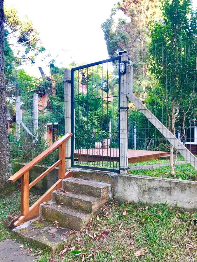Casa Calandra Chale Colonial De Madeira Na Serra Gaucha, Canelars Villa Eksteriør billede